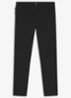 Modern fit pantalon met steekzakken - Black-001 / Zwart