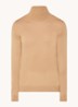 Musso-P fijngebreide trui van scheerwol met col - Beige