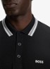 Paddy-polo van katoenpiqué - Black-001 / Zwart
