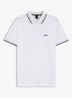 Paddy-polo van katoenpiqué - White-100 / Wit