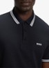 Paddy-polo van katoenpiqué - Dark Blue-402 / Blauw