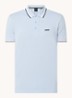 Paddy-polo van katoenpiqué - Light/Pastel Blue-450 / Blauw