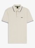 Paddy-polo van katoenpiqué - Open White / wit