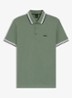 Paddy-polo van katoenpiqué - Open Green-359 / Groen
