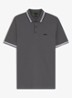 Paddy-polo van katoenpiqué - Open Grey-071 / Grijs