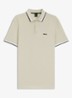 Paddy-polo van katoenpiqué - Light Beige-276 / Beige