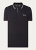 Paddy regular fit polo van piqué katoen  - Roze