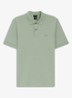 Pallas-polo van katoenpiqué met logostiksel - Groen