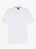 Pallas regular fit polo van piqué katoen - Wit