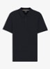 Pallas regular fit polo van piqué katoen - Donkerblauw