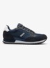 Parkour sneaker met suède details - Donkerblauw