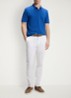 Parlay regular fit polo met logo - Medium Blue-429 / Blauw