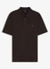Polo met logo - Donkerbruin