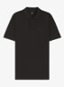 Prime regular fit polo van piqué katoen met logo - Black-001 / Zwart
