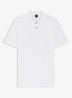 Prime regular fit polo van piqué katoen met logo - White-100 / Wit
