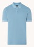 Prime regular fit polo van piqué katoen met logo - Open Blue-486 / Blauw
