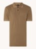 Prime regular fit polo van piqué katoen met logo - Open Green-368 / Groen