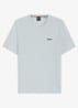 Pyjamashirt van een katoenmix met logostiksel - Blauw 499