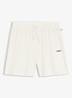 Pyjamashort van stretchkatoen met logokoorden - Open White-119 / Wit