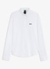 Regular fit overhemd met logo - Wit