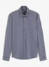 Regular fit overhemd met stretch - Blauw