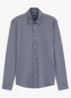 Regular fit overhemd met stretch - Blauw