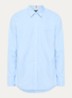 Regular-fit overhemd van katoenen popeline - Open Blue-472 / Lichtblauw