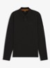 Regular fit polo met logo - Zwart