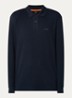 Regular fit polo met logo - Donkerblauw