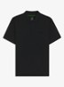 Regular fit polo met logo - Zwart