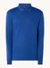 Regular fit polo van katoen - Royalblauw