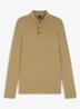 Regular fit polo van katoen - Donkerbeige