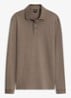 Regular fit polo van katoen - Open Brown-240 / Beige