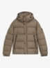 Regular-fit puffer jack van waterafstotend materiaal - Open Green-346