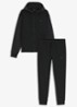 Relaxed fit trainingspak met logo - Zwart