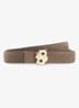 Riem van leer - Donkerbeige