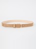 Scarlet riem van kalfsleer - Camel