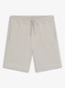 Short van katoenen sweatstof met logopatch - Open Grey-070 / Grijs