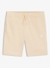 Short van katoenen sweatstof met logopatch - Light/Pastel Orange-837 / Oranje