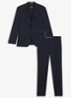 Slim fit 2-delig pak van scheerwol - Donkerblauw