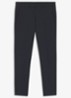 Slim-fit broek van waterafstotend stretchmateriaal - Blauw