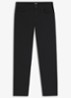 Slim-fit Delaware-broek van katoenen gabardine met stretch - Zwart