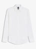 Slim-fit overhemd in gemakkelijk te strijken katoenen popeline met stretch - White-100 / Wit