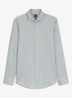 Slim fit overhemd met streepprint - Lichtgroen
