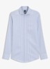 Slim fit overhemd met streepprint - Lichtblauw