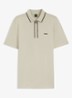 Slim fit polo met logo - Light Beige-272 / Beige