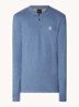 Slim fit polo van katoen - Blauw