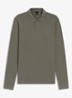Slim fit polo van katoen - Grijs