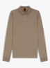 Slim fit polo van katoen - Khaki