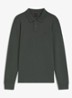 Slim fit polo van katoen - Open Green-377 / Groen